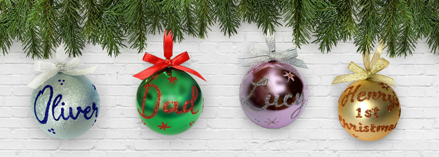Unwrapping Happiness: Personalised Baubles for a Magical Christmas